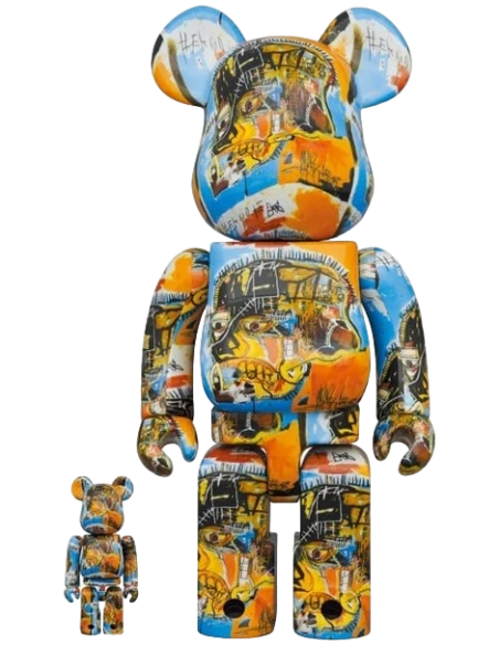 Bearbrick Jean-Michel Basquiat v10 400% + 100%