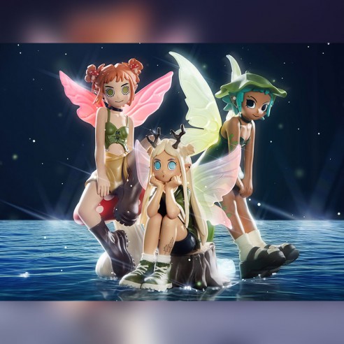 Peach Riot Punk Fairy