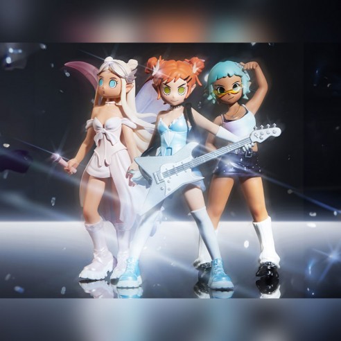 Peach Riot Punk Fairy