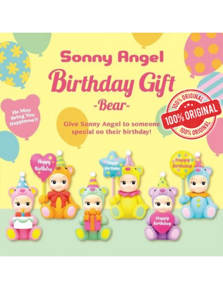 Sonny Angel Birthday Gift Bear
