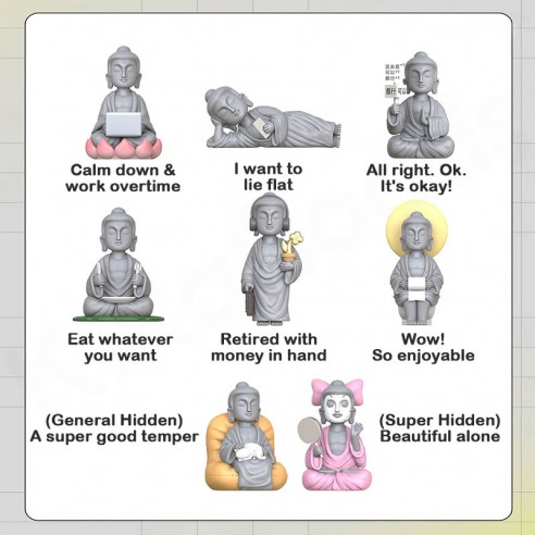 AMITOFO Good Mindset Buddhist Style Trend