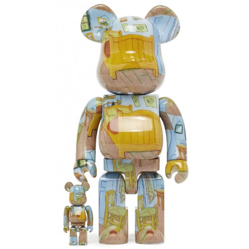 Bearbrick Van Gogh The Bedroom 400% + 100%