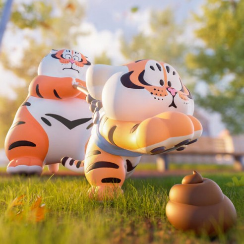 Alexander The Fat Tiger Roaring Love Series