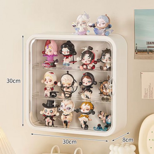 Expositor Vitrina Figuras Blanco