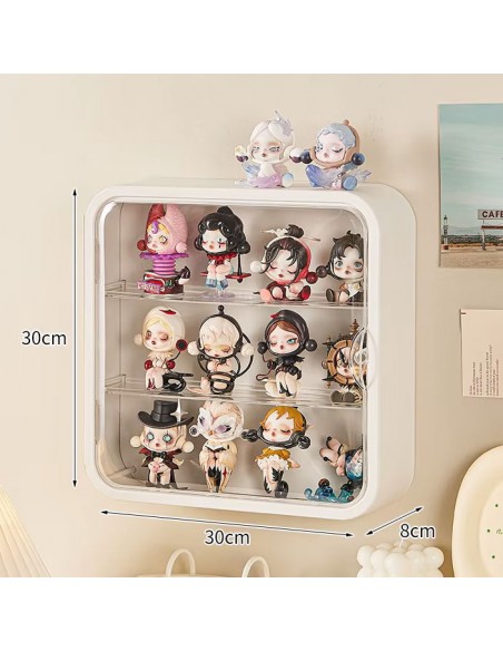 Expositor Vitrina Figuras Blanco