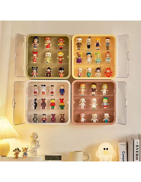 Expositor Vitrina Figuras Rosa