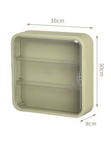 Expositor Vitrina Figuras Verde