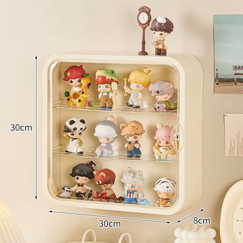 Expositor Vitrina Figuras Marfil