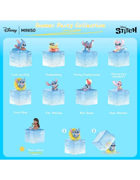 Miniso Stitch Summer Party Collection Blind Box