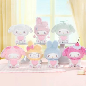 My Melody 50th Anniversary Milk Candy Plush Keychains 2
