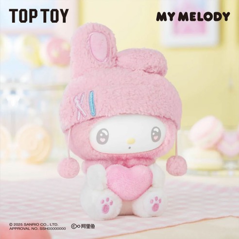 My Melody 50th Anniversary Milk Candy Plush Keychains