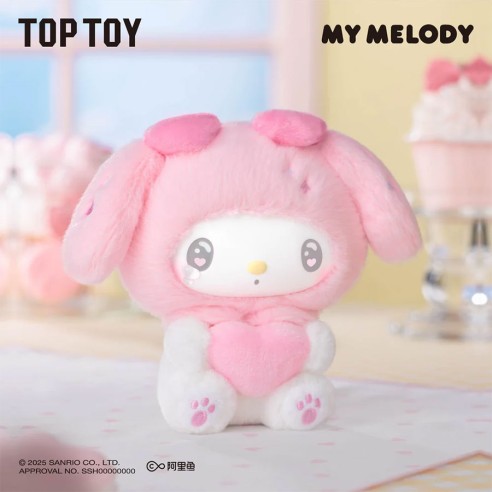 My Melody 50th Anniversary Milk Candy Plush Keychains