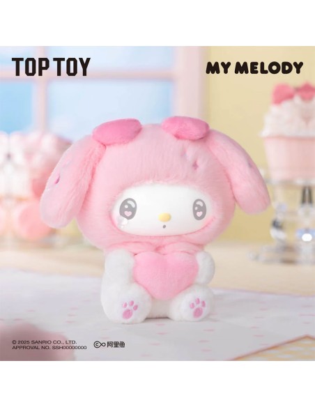 My Melody 50th Anniversary Milk Candy Plush Keychains