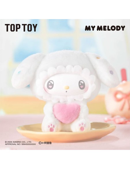 My Melody 50th Anniversary Milk Candy Plush Keychains