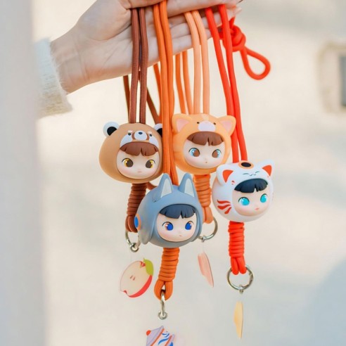 Cimmy Animal Friends Lanyard Keychain
