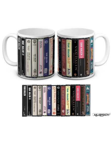 Taza Van Halen Cassette Collection