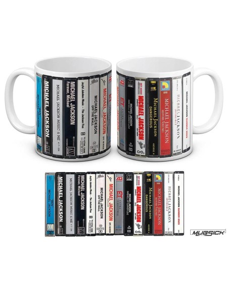 Taza Michael Jackson Cassette Collection