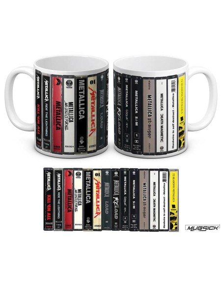 Taza Metallica Cassette Collection