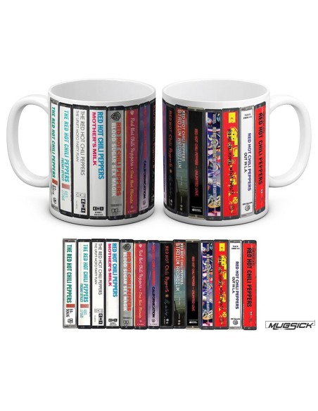 Taza Red Hot Chilli Peppers Cassette Collection