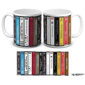 Taza Héroes Del Silencio Cassette Collection