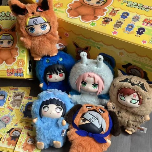 NARUTO Shippuden Beast Plush Series Keychain Blind Box
