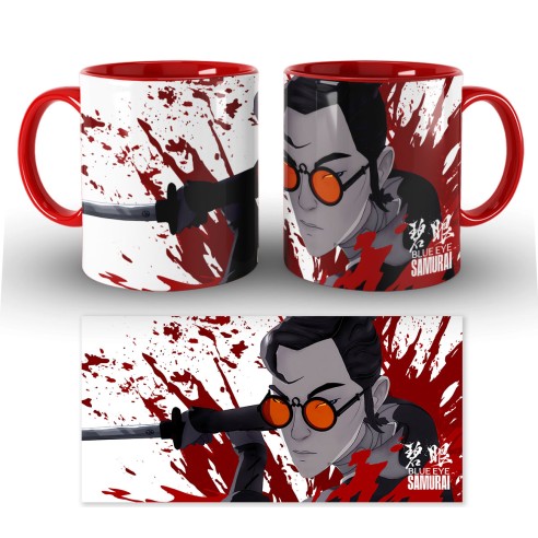 Taza Blue Eyes Samurai