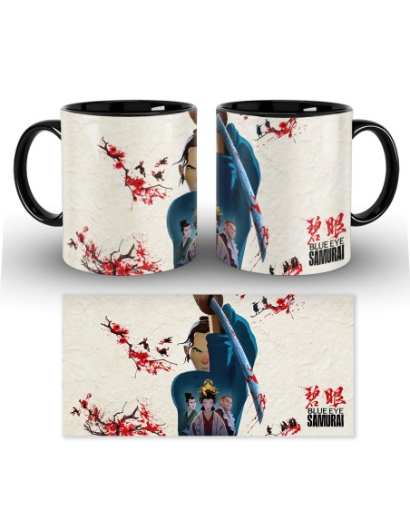 Taza Samurái de ojos azules