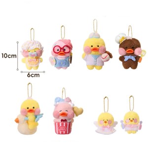 Fanfanchuu Playful Duck Plush Keychain Blind Box MINISO 2