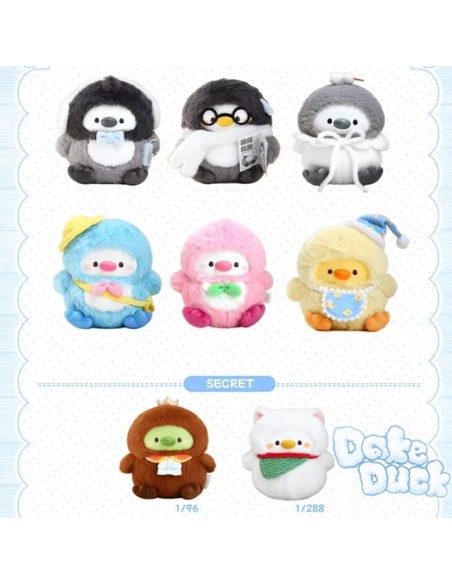 Dake Duck Play House Plush Keychain Blind Box