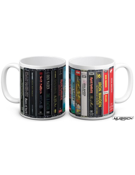Taza Iron Maiden Cassette Collection