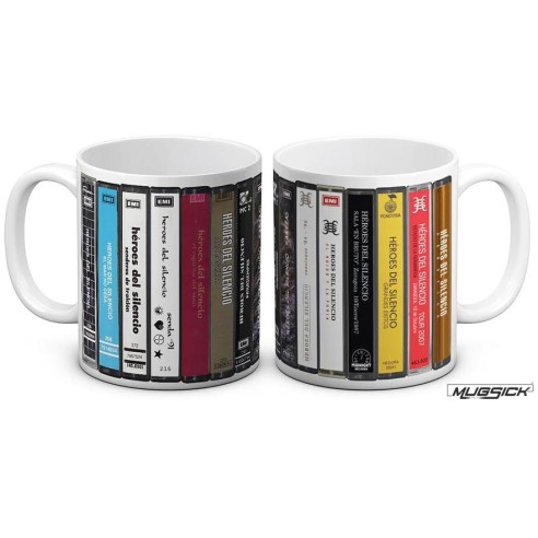 Taza Héroes Del Silencio Cassette Collection