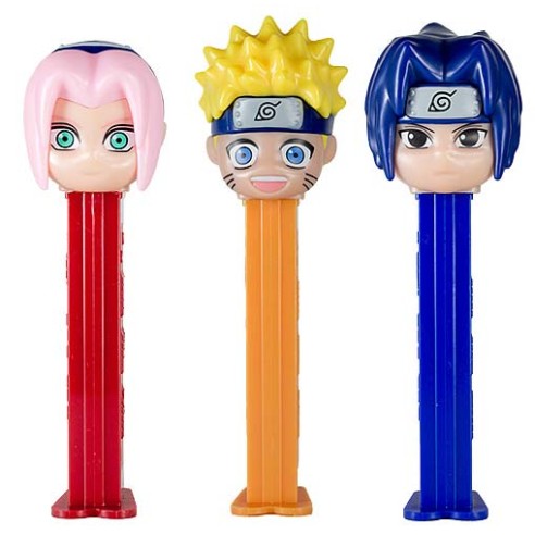 Dispensador PEZ Naruto Set