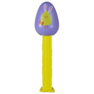 Dispensador Caramelos PEZ Egg Chicken with bunny ears