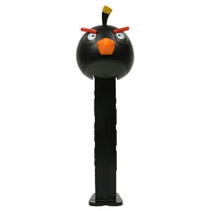 Dispensador Caramelos PEZ Angry Birds Black Bird