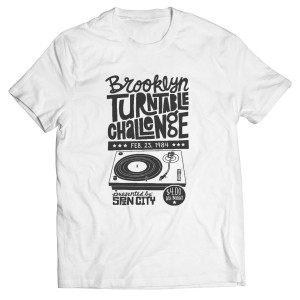 Camiseta Brooklyn Turntable Challenge