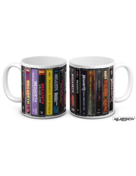 Taza Megadeth Cassette Collection