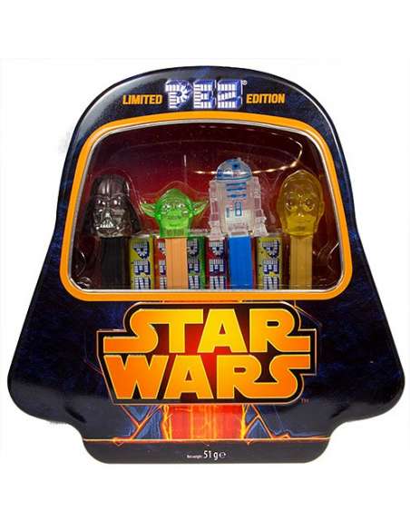 caja star wars dispensadores pez