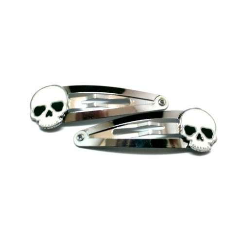 Clips Calavera Blanca