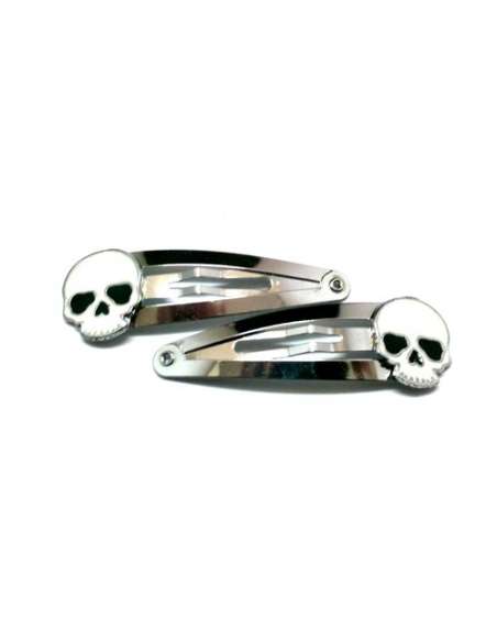 Clips Calavera Blanca