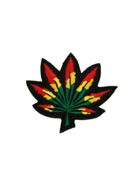Parche Hoja Rastafari
