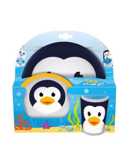 Set desayuno infantil Pinguino