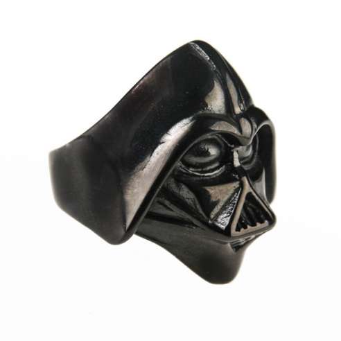 Anillo Darth Vader Acero negro