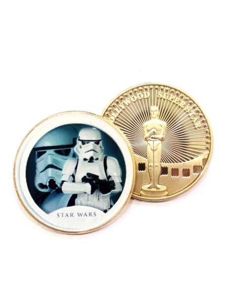 Moneda Star Wars Pincesa Leia Organa