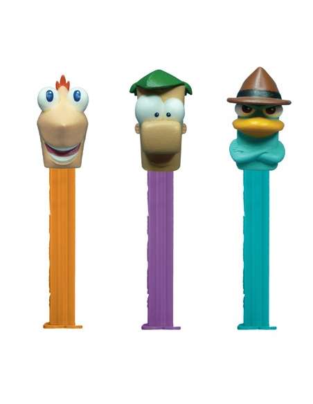 Dispensador Caramelos Pez Phineas and Ferb
