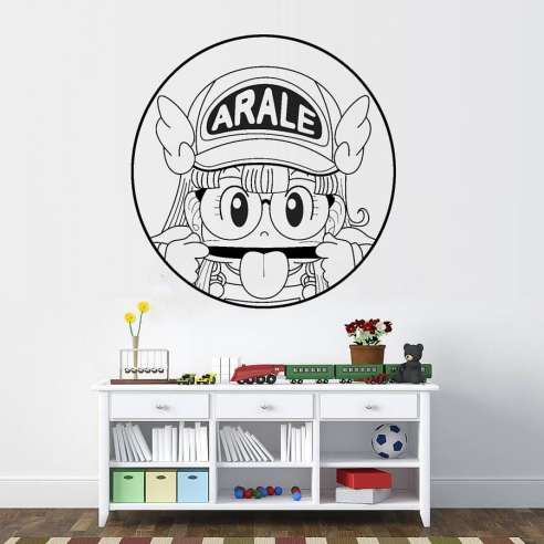 Vinilo Decorativo  Arale Burlona Dr Slump