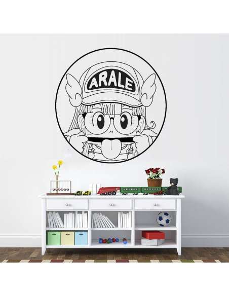 Vinilo Decorativo  Arale Burlona Dr Slump