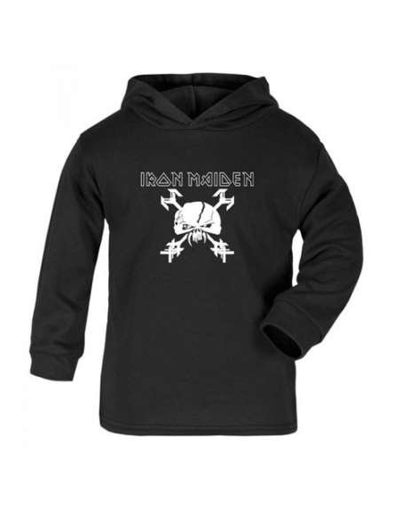 Sudadera Bebe Iron Maiden Skull
