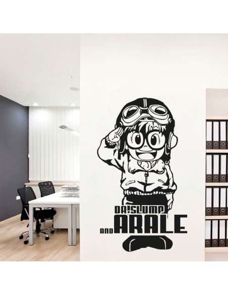 Vinilo Adhesivo Dr Slump Arale Soldado