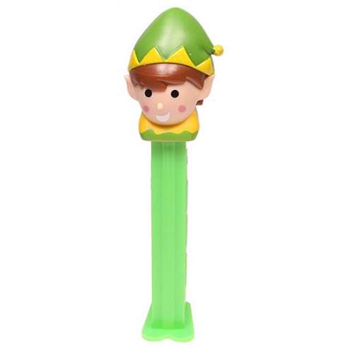 Dispensador Caramelos Pez  Elfo Gorro Amarillo/Verde