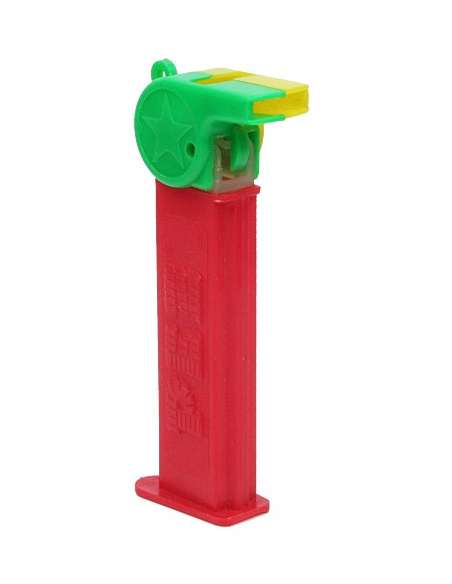 Dispensador Caramelos Pez Silbato Verde/Amarillo